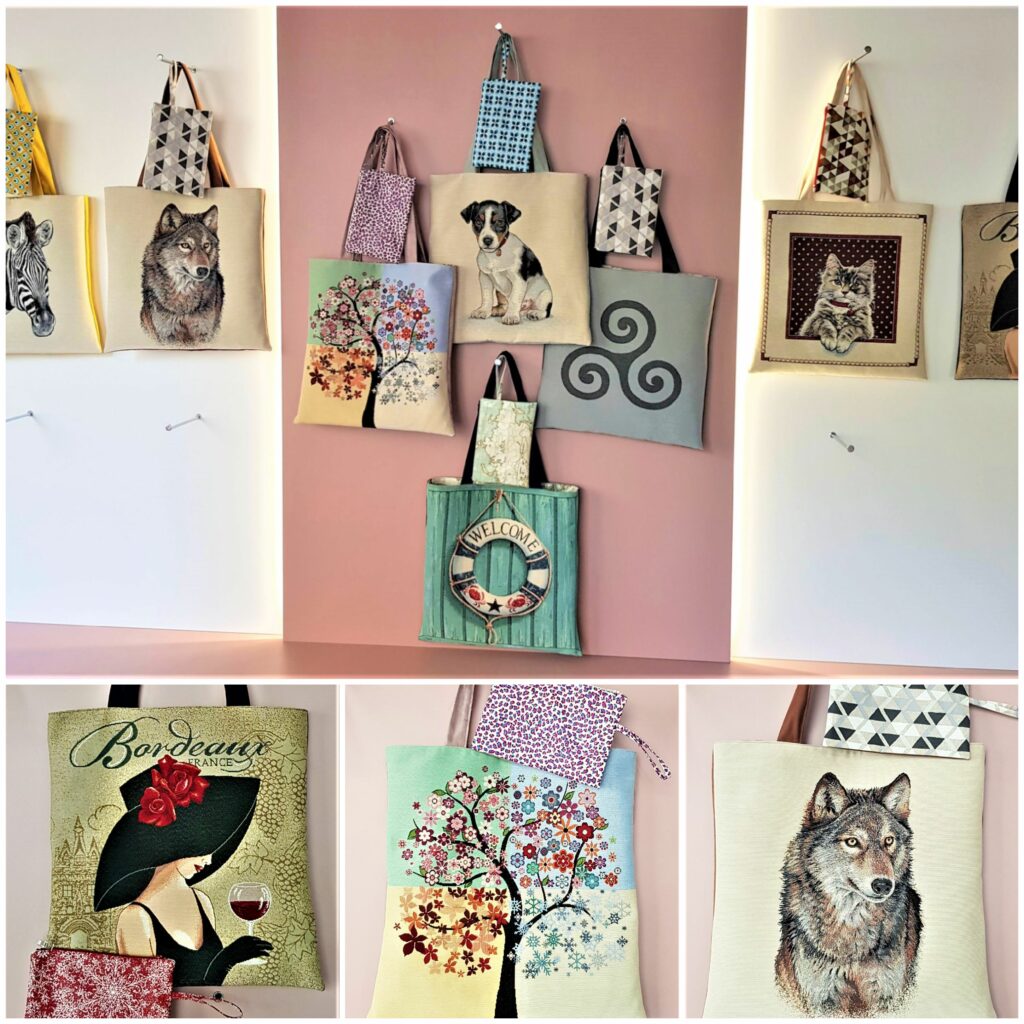 Créations de Sac shopping personnalisable